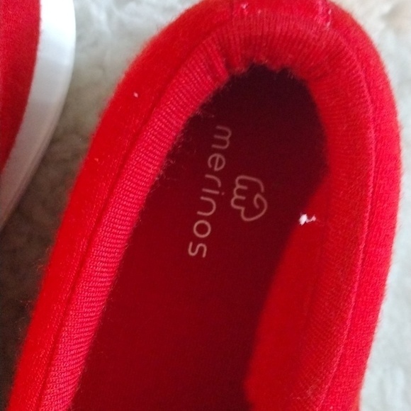 Merinos Stylish Red Slip-On Loafers